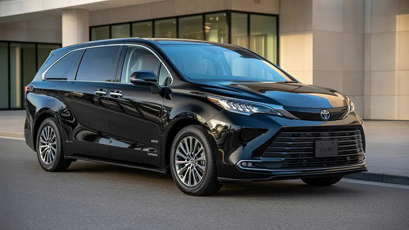 Toyota Sienna comfort van for LaGuardia airport family transfers